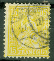 Suisse Yvert 44 Ou Zum 39 Ob TB - Used Stamps