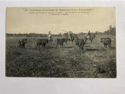 N°8  COUTUMES ET COURSES DE TAUREAUX A LA PROVENCALE TAUREAUX GARDIANS MANADE CAMARGUE PROVENCE - Languedoc-Roussillon