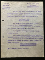 Tract Presse Clandestine Résistance Belge WWII WW2 '10 Mai 1941. Deuil National Restons Chez Nous' - Documenti