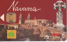 CP-040 TARJETA DE NAVARRA DE 2000 PTAS DE FECHA 09/94 Y TIRADA 8000 - Commemorative Advertisment