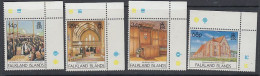 Falkland Islands 1992 Stanley Christ Church Cathedral 4v (corners) ** Mnh (59683D) - Islas Malvinas