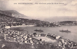 VILLEFRANCHE SUR MER VUE GENERALE PRISE DU MONT BORON - Villefranche-sur-Mer