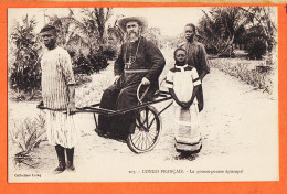30111 / ⭐ (•◡•) CONGO FRANCAIS ◉ Pousse-Pousse Episcopal Prosper Philippe AUGOUARD Missionnaire ◉ Collection LERAY 107  - Congo Francese