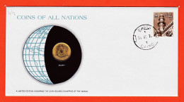 30427 / ⭐ EGYPT 10 Milliemes 1973 CAIRO Egypte Coins Nations Limited Edition Enveloppe Numismatique Numiscover - Aegypten