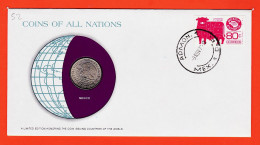 30443 / ⭐ MEXICO 50 Centavos 1979 MEXIQUE Coins Nations Limited Edition Enveloppe Numismatique Numisletter Numiscover - México