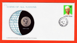 30430 / ⭐ SIERRA LEONE 20 Cents 1964 COINS Of All NATIONS Limited Edition Coin Countries World Numisletter Numiscover - Sierra Leone