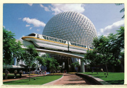 30295 / ⭐ Florida Floride Future World Sleek Monorail AT & T GEOSPHERE USA US Post Card 03.01.1997 United States Cptrain - Treinen