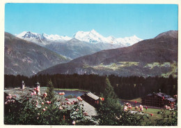 30244 / MONTANA-CRANS Le WEISSHORN (4510m) ROTHORN De ZINAL (4221m) 1970s- BOTTINELLI 1925bis - Autres & Non Classés