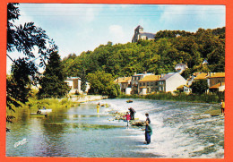 30045 / DUN-sur-MEUSE (55) Pêcheurs à La Ligne Le Grand Déversoir 1980s EUROP PIERRON  - Dun Sur Meuse