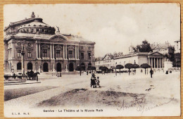 30229 / Peu Commun Edit LIPS Montreux G.L.M 8 GENEVE Théatre Et Musée RATH 1905 à Paul RIPAUX Rue Ancien Palais Montargi - Sonstige & Ohne Zuordnung