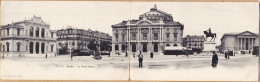 30235 / Peu Commun GENEVE Schweiz  Double-Carte Panoramique La Place NEUVE 1900s Suisse JULLIEN Frères Photo J.J 2414 - Sonstige & Ohne Zuordnung