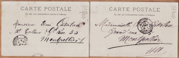 30254 / ⭐ ◉  ♥️ Suisse 2 CPA LE LOCLE Usine Chocolat KLAUS Scènes Alpestres Sur ALPE MORTEAU 1904 à Edmé Alice CATALAN  - Other & Unclassified