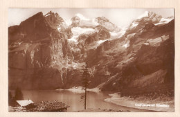 30155 / Schweiz BE Bern OESCHINENSEE Mit BLÜEMJISALP BLUMLISALP Berne 1930s Photo FLÜCK 2002-Switzerland Suisse - Autres & Non Classés