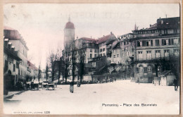 30169 / ⭐ Jura Suisse PORRENTRUY Place Des BEUNELATS 1910s Litho BURGY Lausanne 1220 Switzerland Schweiz Svizzera - Sonstige & Ohne Zuordnung