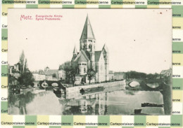 30461 / METZ Période Allemande Moselle EVANGELISCHE KIRCHE EGLISE PROTESTANTE Postkarte 1910s - KLINGENSTEIN - Metz