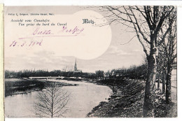 30460 / METZ Période Allemande Moselle Ansicht Vom CANALUFER Bord Canal 1902 à ROCHAT Grenoble-Edit GREGOIRE Librairie - Metz