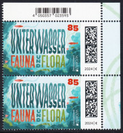 !a! GERMANY 2024 Mi. 3828 MNH Vert.PAIR From Upper Right Corner - Europe: Underwater Fauna & Flora - Neufs