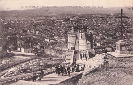 MARSEILLE VUE D'ENSEMBLE PRISE DE NOTRE DAME DE LA GARDE 1919 - Unclassified