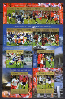 Nevis 2002 Football Soccer World Cup Set Of 2 Sheetlets + 4 S/s MNH - 2002 – Corea Del Sur / Japón