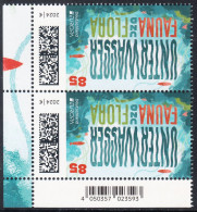 !a! GERMANY 2024 Mi. 3828 MNH Vert.PAIR From Lower Left Corner - Europe: Underwater Fauna & Flora - Ongebruikt