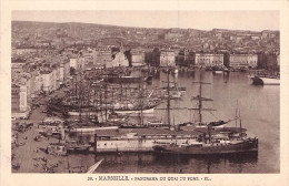 MARSEILLE PANORAMA DU QUAI DU PORT - Zonder Classificatie