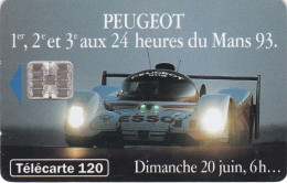 F412-PEUGEOT 905-20 JUIN 6H-120u-SC7-07/93 - 1993