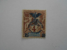 NOUVELLE-CALEDONIE YT 69 ALLEGORIE 4c S. Lilas-brun S. Gris(*) - Unused Stamps
