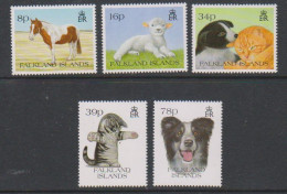 Falkland Islands 1993 Pets 5v ** Mnh (59684) - Falklandinseln