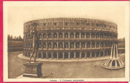 ROMA - IL COLOSSEO RESTAURATO - FORMATO PICCOLO - EDIZ. STA - NUOVA - Kolosseum