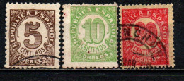 SPAGNA - 1938 - CIFRE - SENZA FIRMA DELL'INCISORE - USATI - Usati