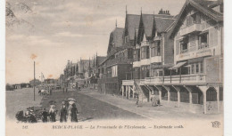 BERCK PLAGE LA PROMENADE DE L'ESPLANADE 1919 TBE - Berck