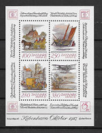 Dänemark 1986 Hafnia 87 Block 5 Postfrisch - Blocks & Sheetlets