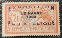 N° 257A Neuf * Gomme D'Origine, Bon Cetrage, Signé SCHELLER  TTB - Unused Stamps