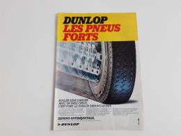 Publicité De Presse Automobile Pneus Dunlop Denovo - Otros & Sin Clasificación