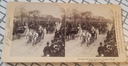 Marchant Sur Le Grand Boulevard, Chicago, E.U. Underwood Stéréo - Visionneuses Stéréoscopiques