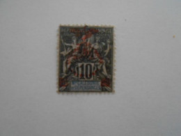 NOUVELLE-CALEDONIE YT 72 ALLEGORIE 10c Noir S. Lilas* - Unused Stamps