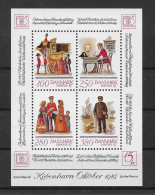 Dänemark 1986 Hafnia 87 Block 6 Postfrisch - Blocks & Sheetlets