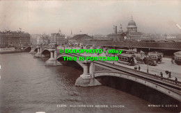 R536757 London. Blackfriars Bridge. Wyman Series. Real Photo Post Card - Otros & Sin Clasificación