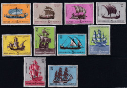 Ships - 1963 - Unused Stamps