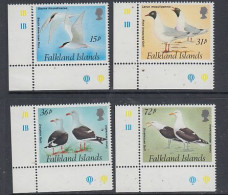 Falkland Islands 1993 Gulls And Terns 4v (corners) ** Mnh (59685A) - Islas Malvinas