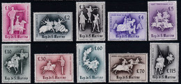 Medieval Tournaments - 1963 - Unused Stamps