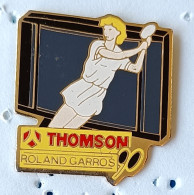 Pin's Tennis Roland Garros Thomson - Tenis