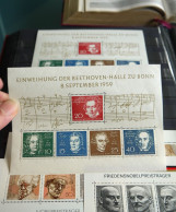 BUND / Deutschland Sammlungen & Dubletten 85 Stück Nur Blöcke Aus MiNr. 2-55 Postfrisch/ESST - Unused Stamps