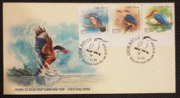 FDC Vietnam Viet Nam Cover 2020 : Kingfisher Bird / Birds / Fish (Ms1135) - Viêt-Nam