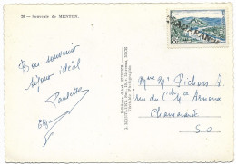 N° 977 Oblitéré CHAMARANDE à L'arrivée Sur Carte Postale - 1921-1960: Modern Tijdperk