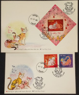 FDC Vietnam Viet Nam With Perf Stamps & Souvenir Sheet 2022 : NEW YEAR OF CAT 2023 (Ms1167) - Viêt-Nam