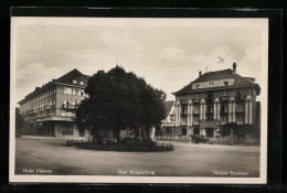 AK Bad Mergentheim, Das Hotel Viktoria Und Das Hospiz Excelsior  - Bad Mergentheim