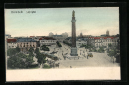 AK Darmstadt, Luisenplatz Aus Der Vogelschau  - Darmstadt