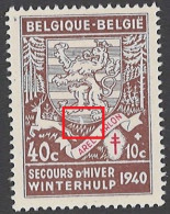 BELGIUM - 1941  - MNH/**  -  COB 549 LUPPI V2 BLASON BRISE -  Lot 26010 - 1931-1960