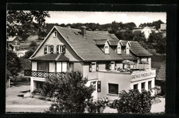 AK Langen Brombach /Odw., Gasthaus-Pension Zur Mühle H. Windisch  - Langen